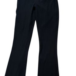 Lululemon Align Ribbed Mini Flared Pant *Extra Short Size 6 Black 28" EUC Nulu