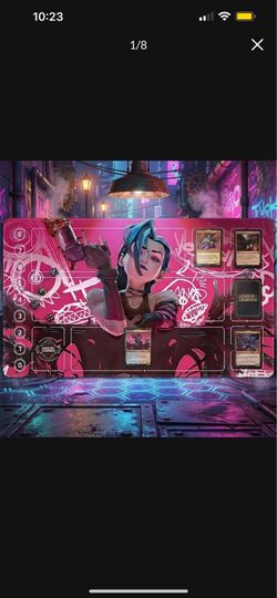 Jinx Arcana Riftbound LOL Playmat