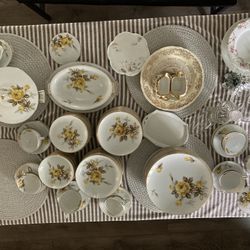 Vintage 1950 Dinnerware Complete Set
