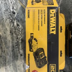 DeWalt 6ah Battery And Charger 