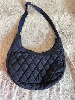 Vera Bradley navy  crescent bag