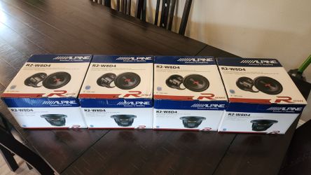 Alpine R2-W8D4 8" Subwoofers – Set of 4