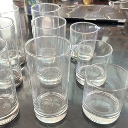 6 tall 3 short glasses brand new