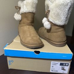 Girls Boots Tan