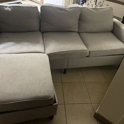 Small Gray Couch 