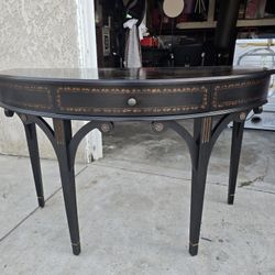 Entry Hallway Demilune Table