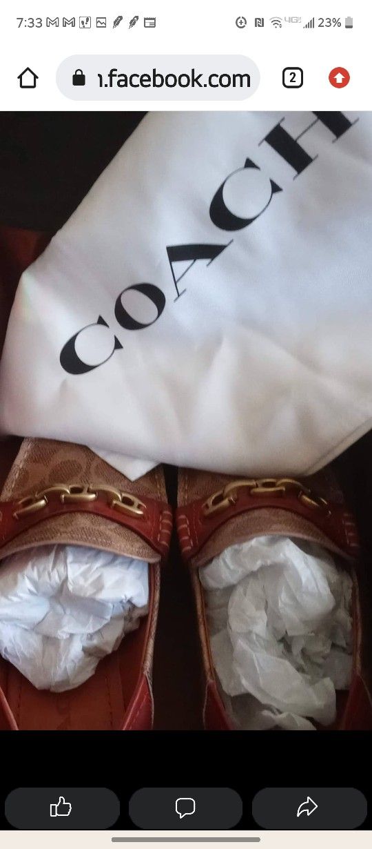 Coach Sandlas N Loafers , Brand new Authentic