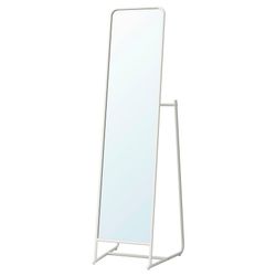IKEA Floor mirror, white, 18 7/8x63 "