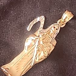 14k Gold Grim Reaper