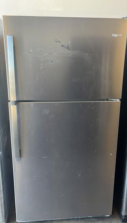 Whirlpool Top Mount Stainless Fridge
