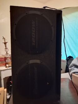 12 inch Pioneer Twin Subwolffer