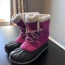 Cat And Jack Snow Boots- Girls Size 5