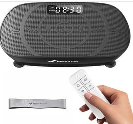 Merach CV30 Curved Vibration Plate Exercise Machine for Lymphatic Drainage
Resistance Band, Vibrating Plate with Real-Time Calorie Tracking on LED Dis