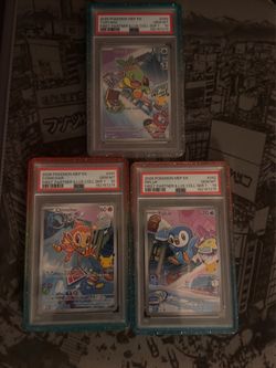Pokemon First Partners Gen 4 PSA 10 sequential set