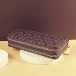 DOUBLE ZIPPER LONG WOMEN WALLET