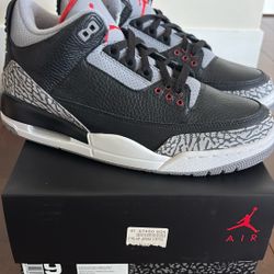Jordan 3 Black Cement 2018 