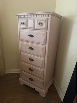 Beautiful pale pink dresser