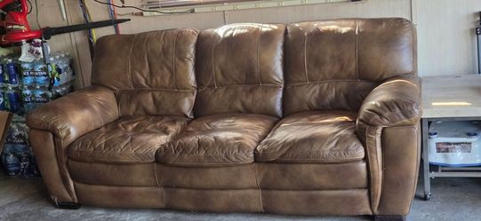 Leather sofa