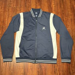 Stüssy Men's Navy Blue Jacket Size Small Preowned Great Condition Made In Japan!  