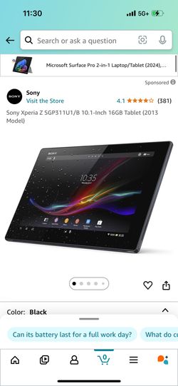 Sony Xperia Tablet Z