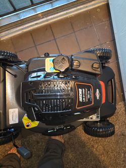 21 in. 190 cc Briggs and Stratton Gas 3-in-1 Dual Blade RWD Self-Propelled Lawn Mower with Single Lever Deck Adjustment