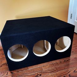 Custom High End Box/Enclosure For 3 8” Subwoofers - Like New