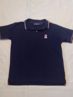 Psycho Bunny Kids Navy Polo Shirt