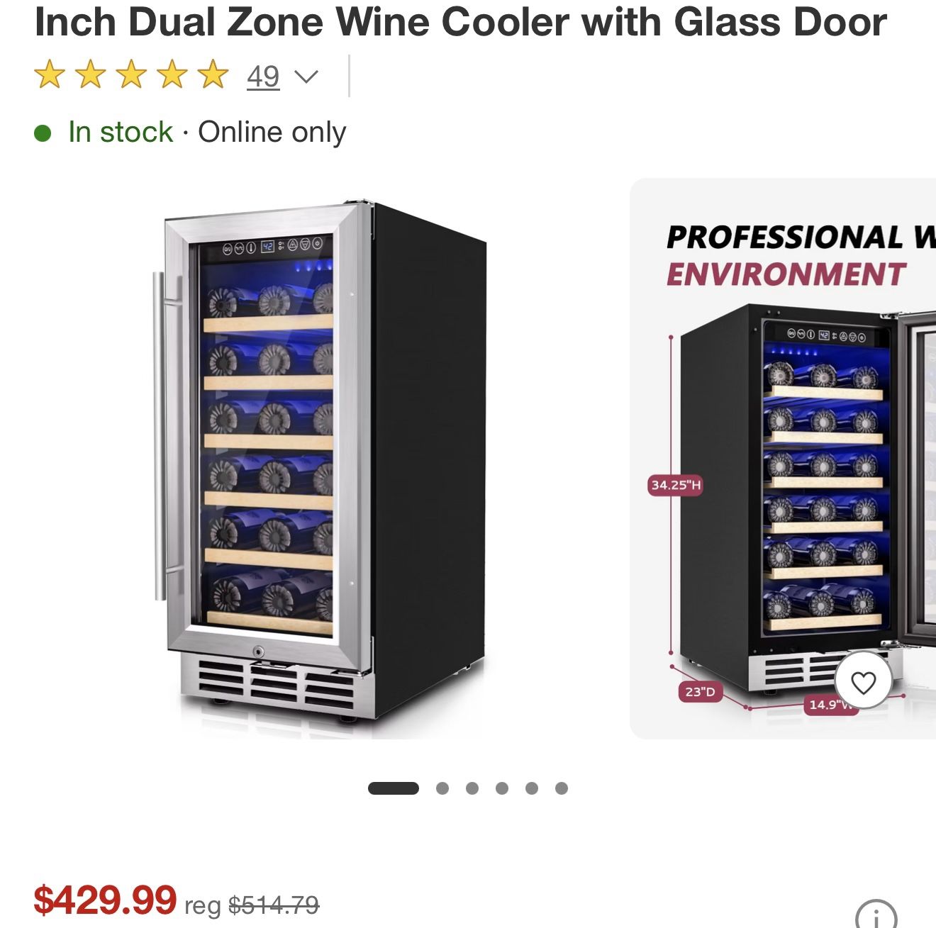 Wine Cooler / Fridge