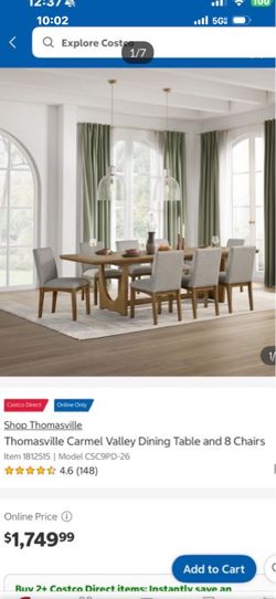 Thomasville dining table