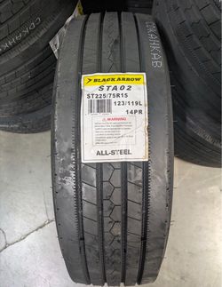 Black Arrow STA02 ST225/75R15 Trailer Tire
