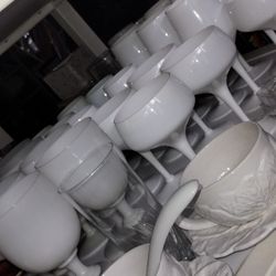 Glasses White Drinking Glasses 