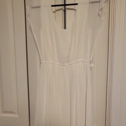White Dress L Size