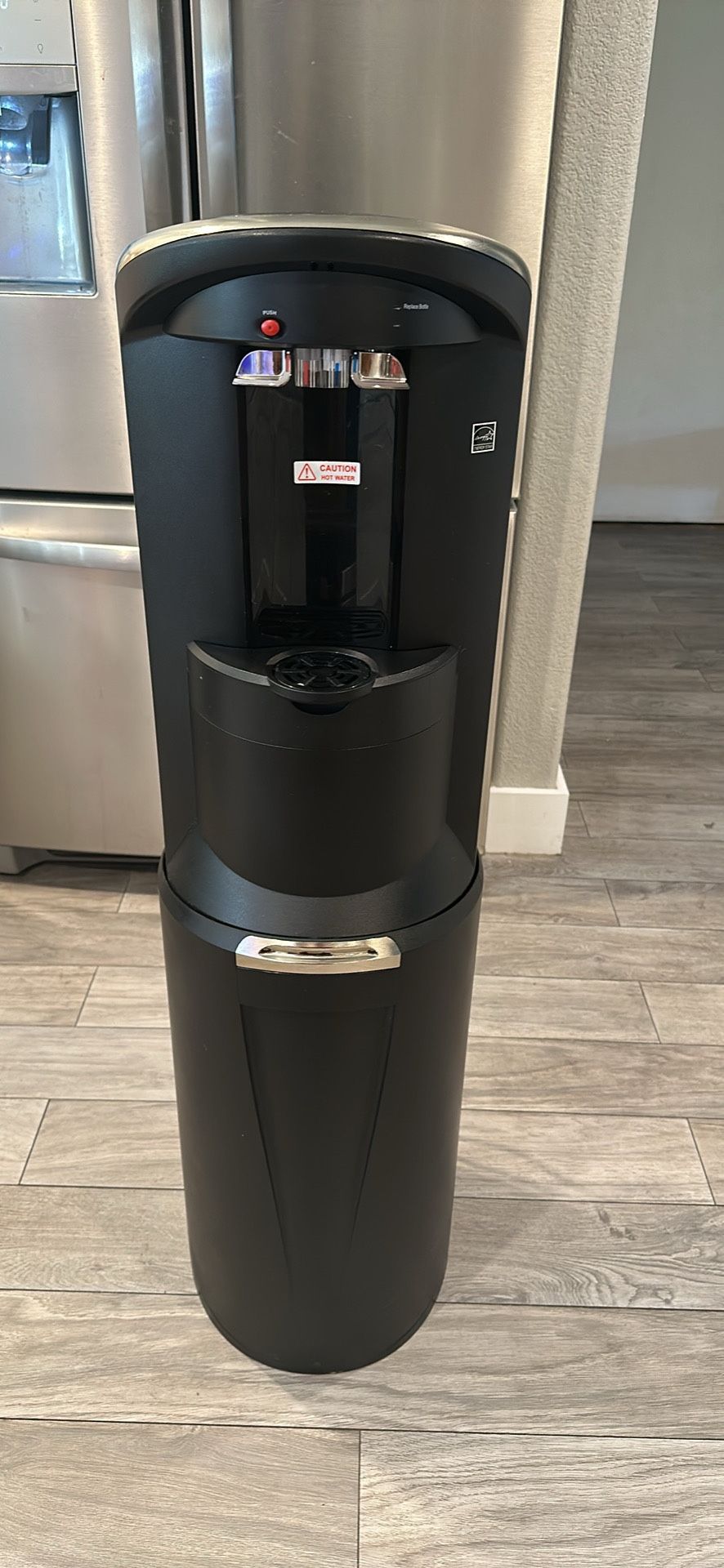 Crystal Mountain Storm Commerical Grade Bottom Load Black Water Cooler