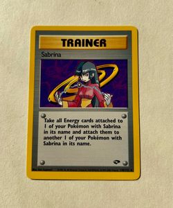 Pokemon Sabrina (110) - Gym Challenge (G2) NON-HOLO - wotc - NM