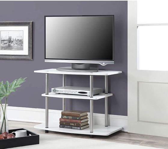 White TV Stand ( holds up to 32in TV )
