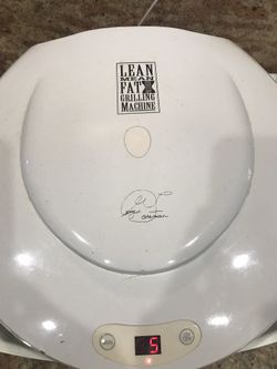 Lean mean fat GRILLING MACHINE