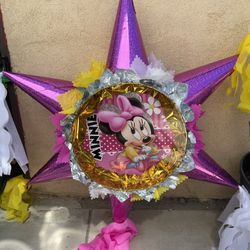 Baby Minnie Mouse 3D Star Pinata