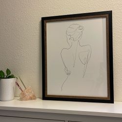 Woman Silhouette Wall Decor