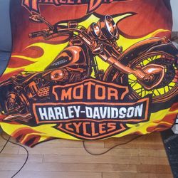 Harley Davidson Blanket 
