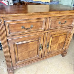 Flip Top Solid Wood Buffet 