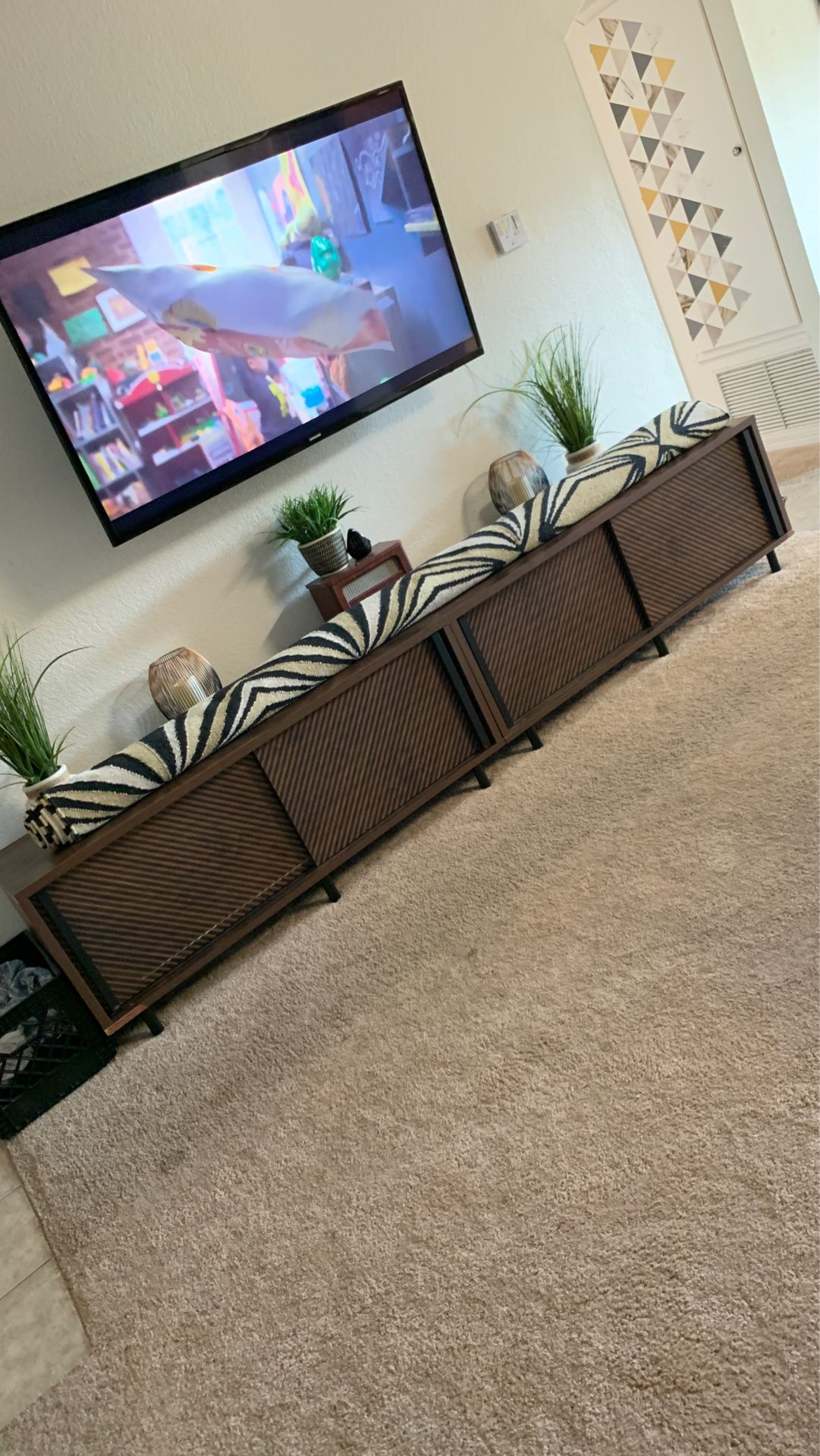 Pair of TV Stands / media center with storage