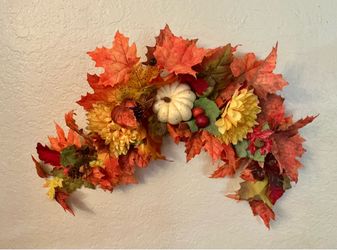 🌻Handcrafted Fall Floral Swag Decor🌻