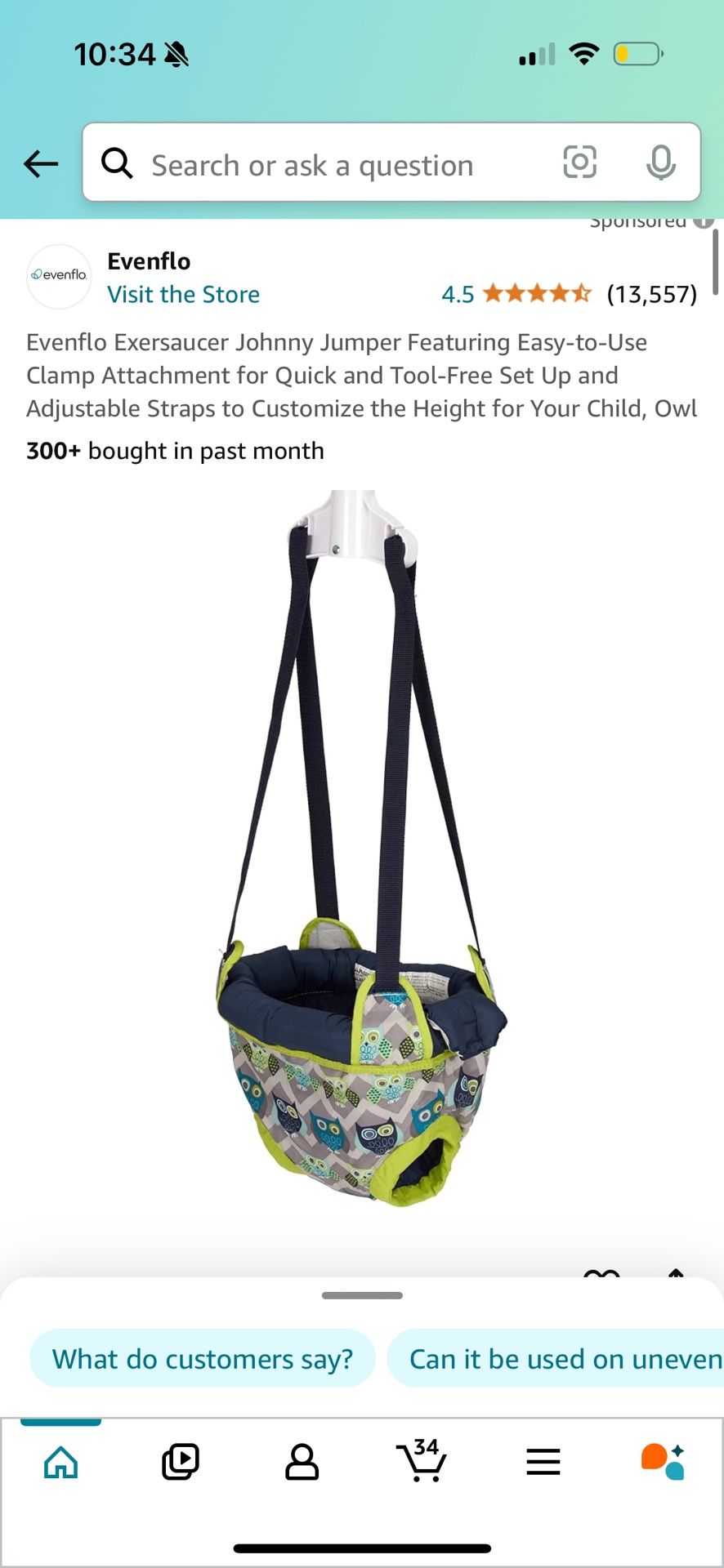 Exersaucer Johnny Jump Up
