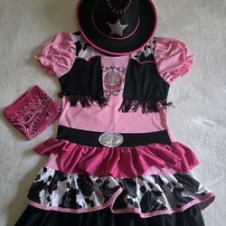 Cowgirl Costume Size 8-10