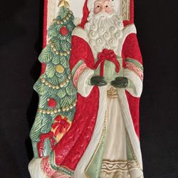 FITZ AND FLOYD HOLIDAY TRAY PLATE