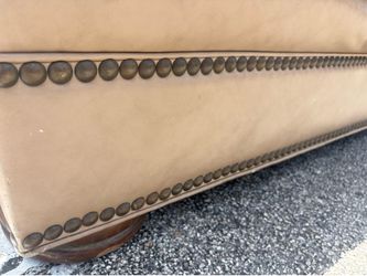 leather couch, fire sale - $50