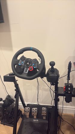 Logitech G27 + Stand + H Shifter + Handbrake