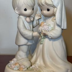 Precious Moments Wedding Figurine I Give You My Love Forever True
