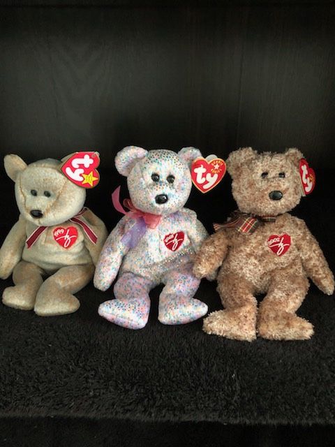 Beanie Babies SIGNATURE Set “1999, 2001, And 2002” ($10 Each)