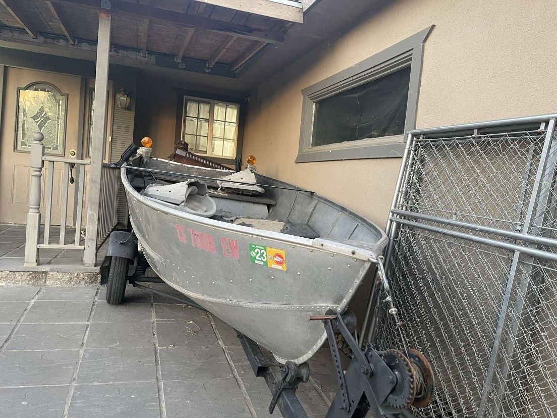 12ft Aluminum Boat With Trailer